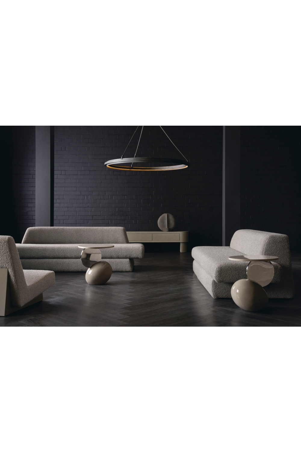 Gray Geometric Sofa | Caracole Nova | Oroa.com