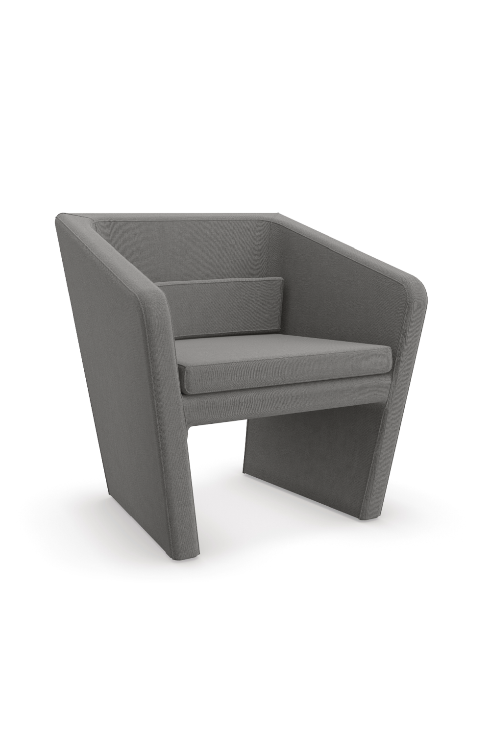 Gray Linen Occasional Chair | Caracole Flyn | Oroa.com