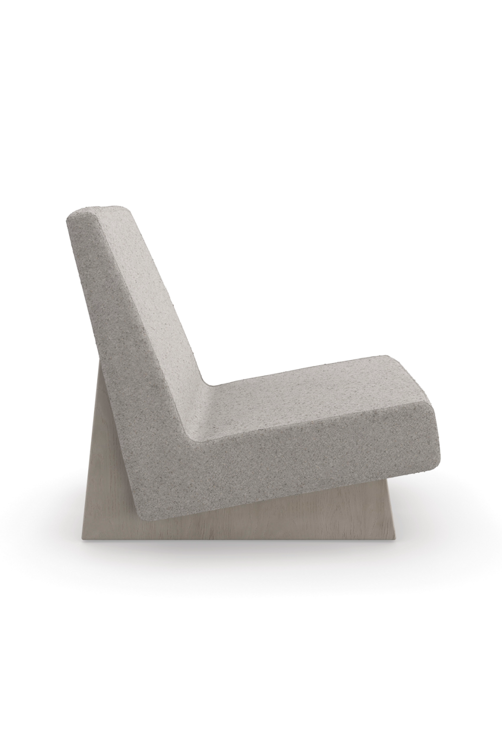 Gray Bouclé Modern Accent Chair | Caracole Indi | Oroa.com