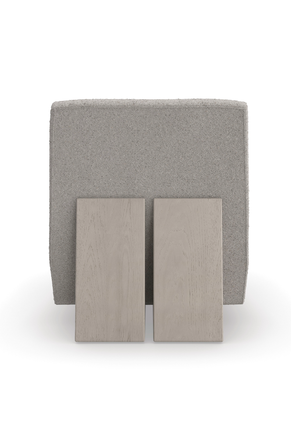 Gray Bouclé Modern Accent Chair | Caracole Indi | Oroa.com