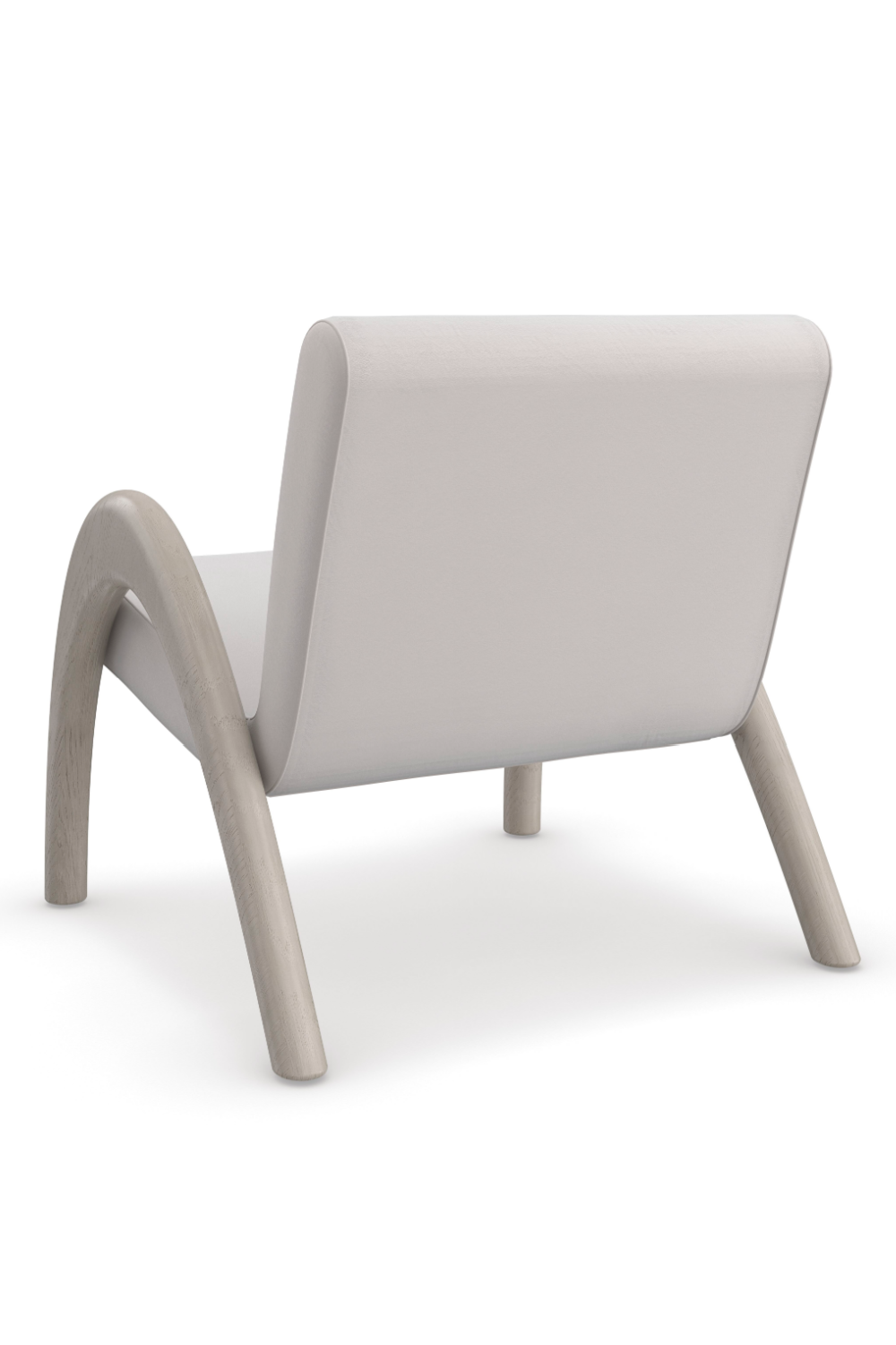 Taupe Velvet Accent Chair | Caracole Coco | Oroa.com