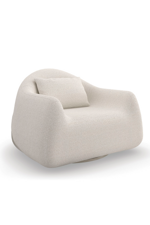 Bouclé Modern Swivel Chair | Caracole Serenity | Oroa.com