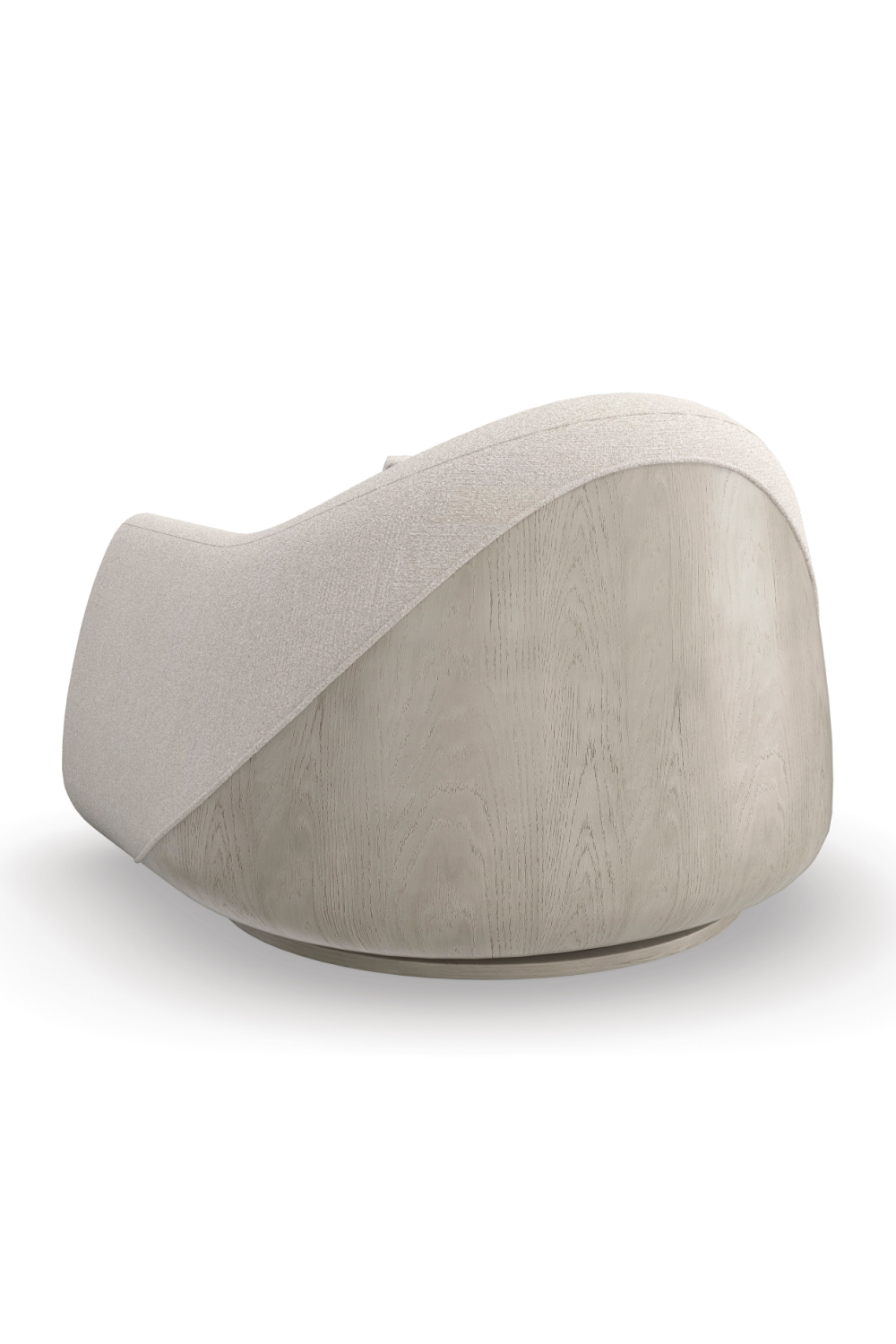 Bouclé Modern Swivel Chair | Caracole Serenity | Oroa.com