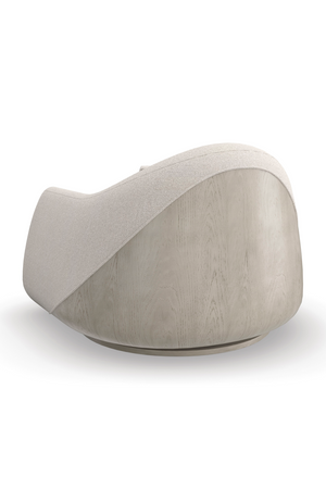 Bouclé Modern Swivel Chair | Caracole Serenity | Oroa.com