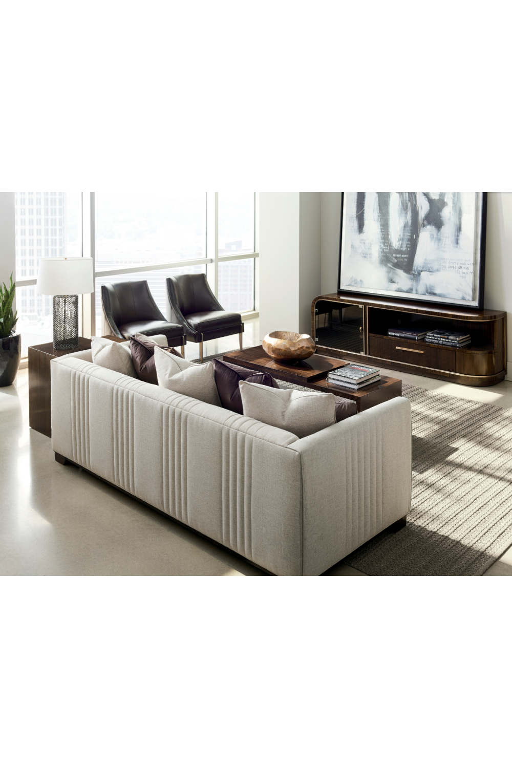 Neutral-Toned Sofa | Caracole Moderne | Oroa.com