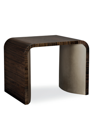 Eucalyptus Curved End Table | Caracole Streamline | OROA