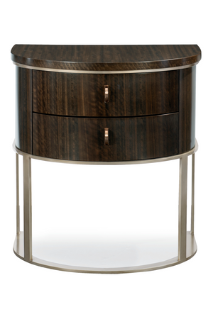 Semi-Circular Nightstand | Caracole Moderne  | Oroa.com