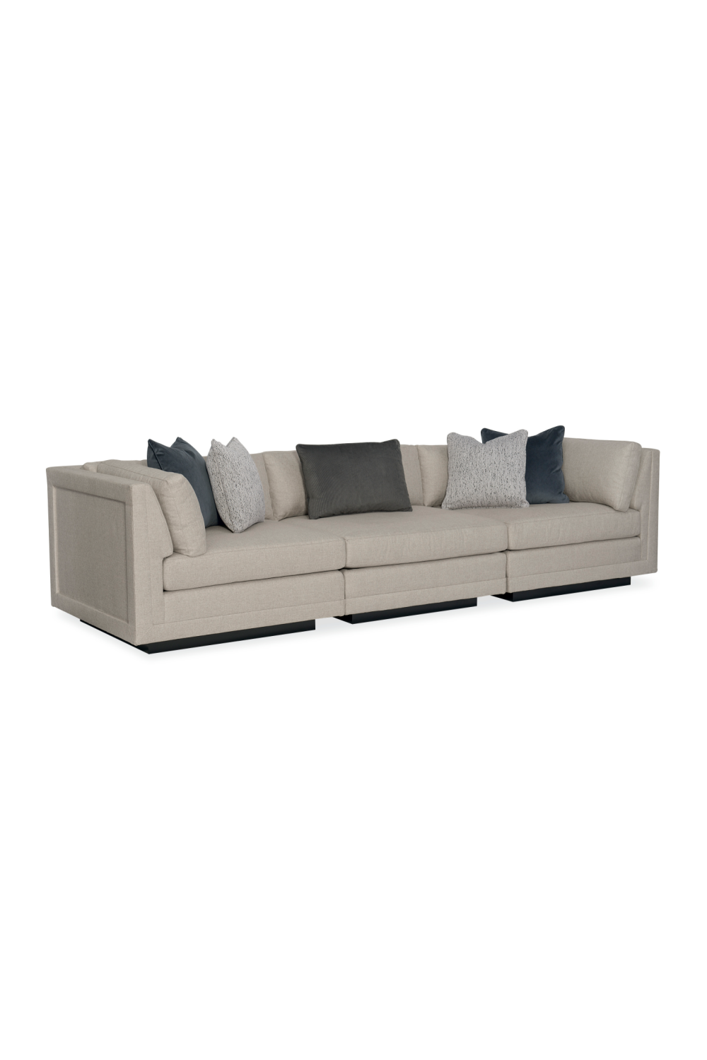 Neutral-Toned Sectional Sofa | Caracole Fusion | Oroa.com