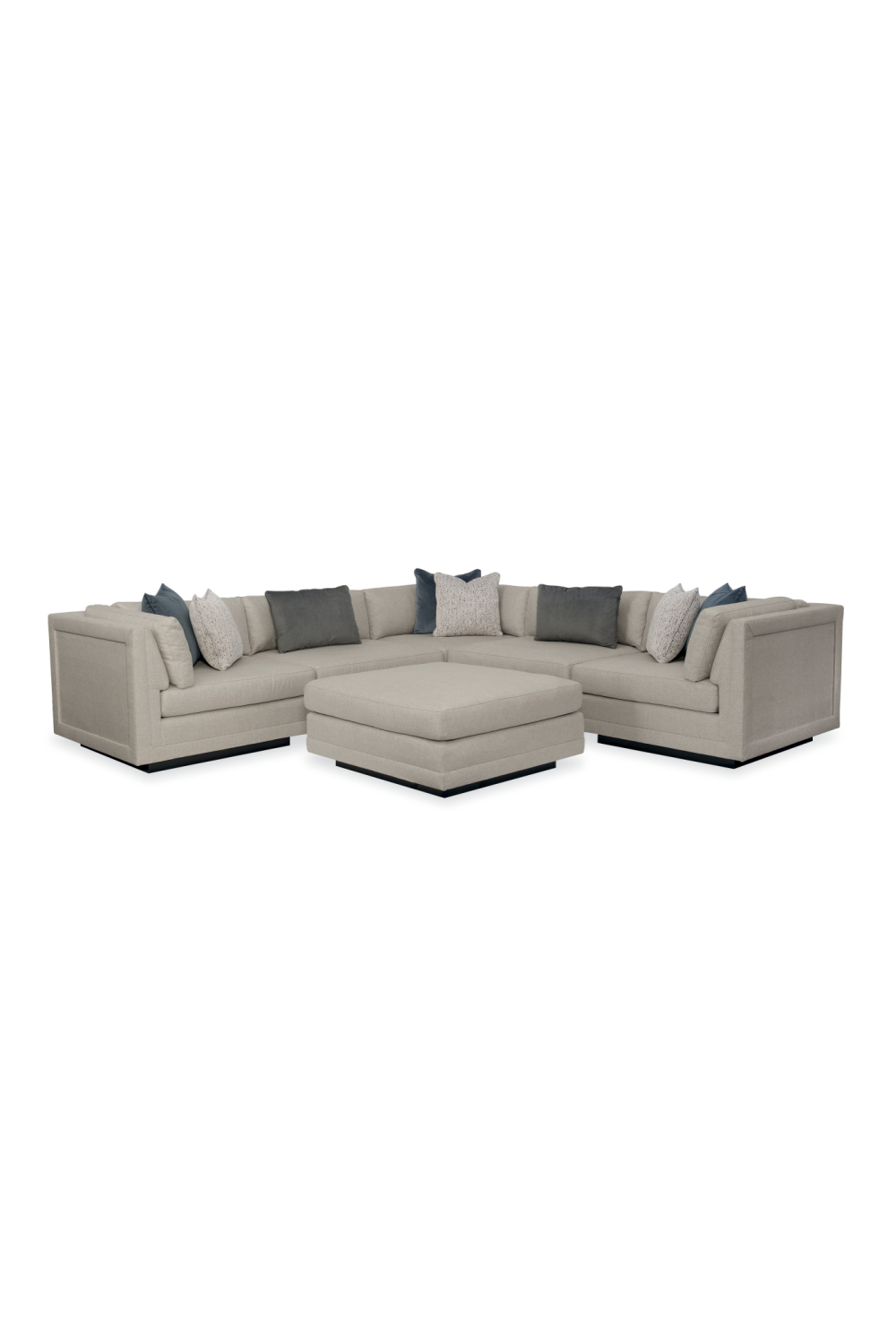 Neutral-Toned Sectional Sofa | Caracole Fusion | Oroa.com