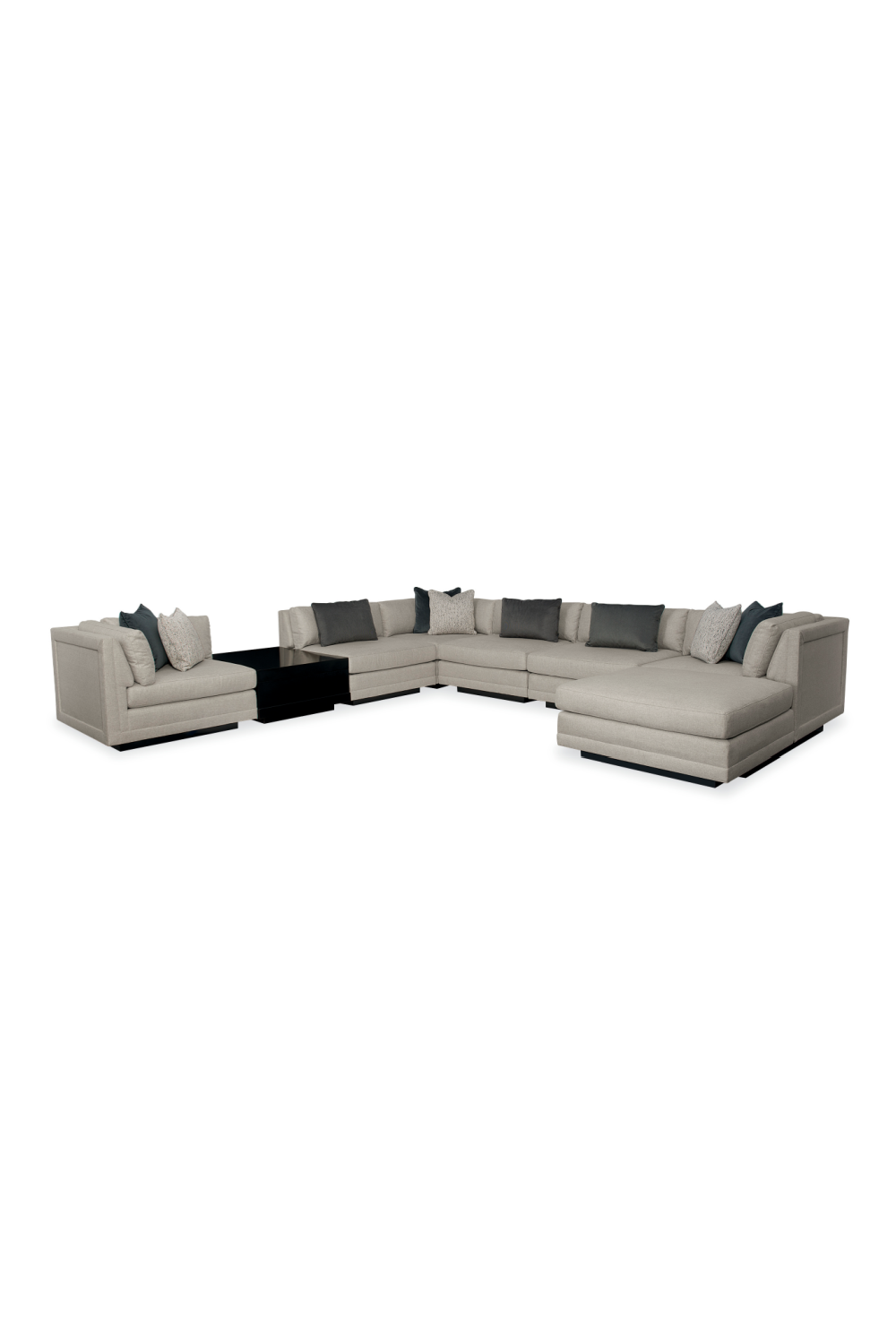 Neutral-Toned Sectional Sofa | Caracole Fusion | Oroa.com