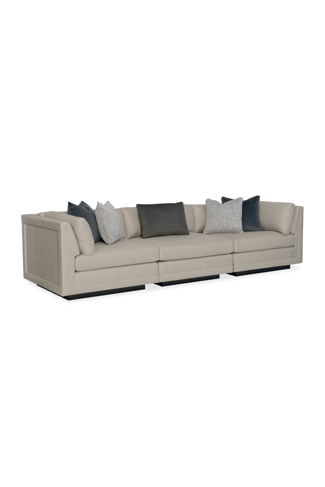 Gray Modern Sectional Sofa | Caracole Fusion | Oroa.com
