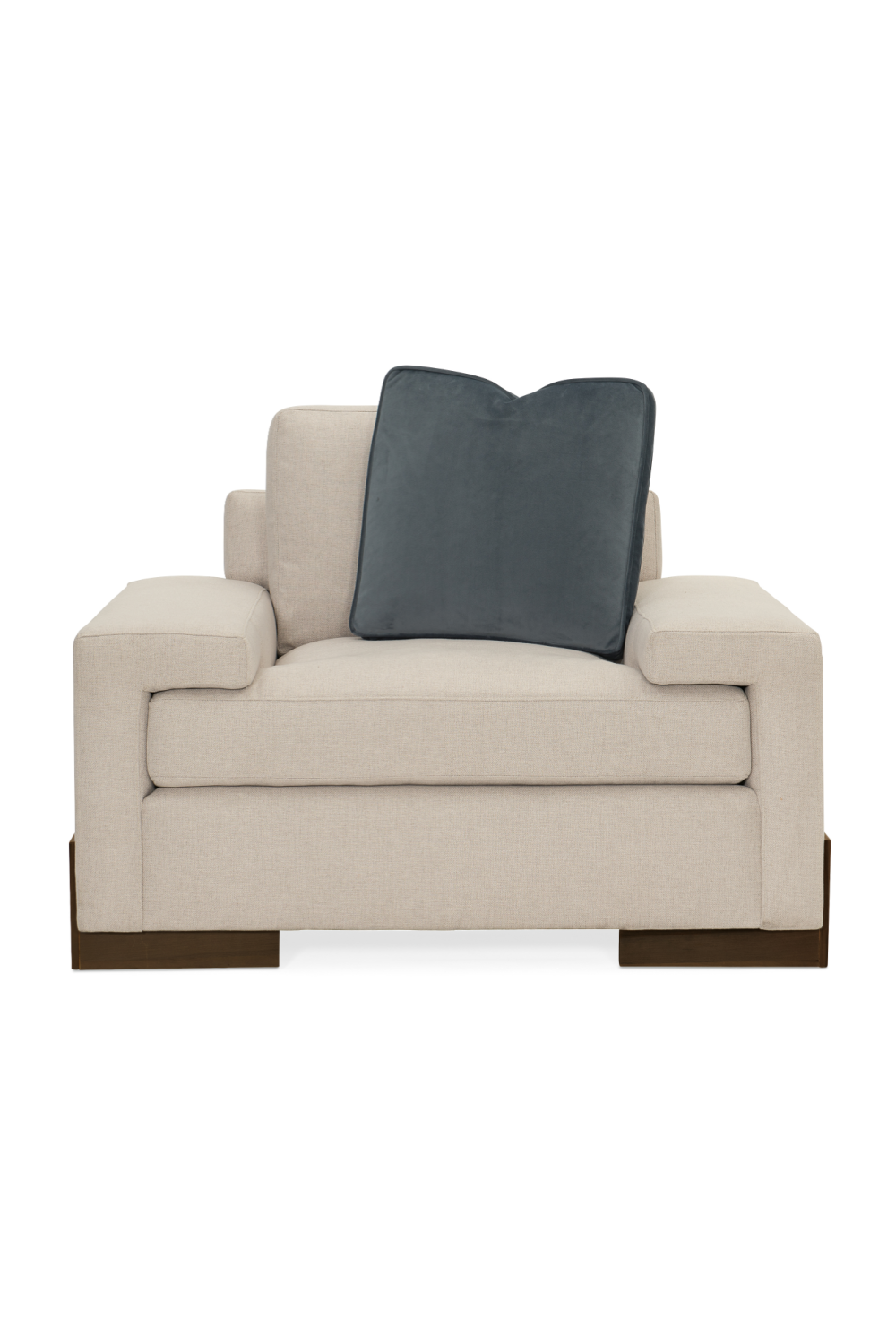 Modern Neutral Accent Chair | Caracole I'm Shelf-ish | Oroa.com