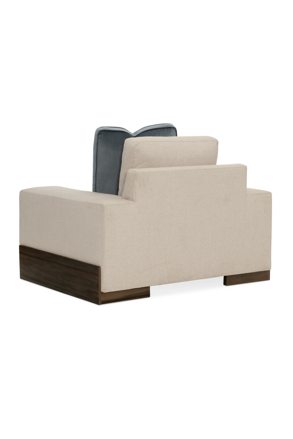 Modern Neutral Accent Chair | Caracole I'm Shelf-ish | Oroa.com