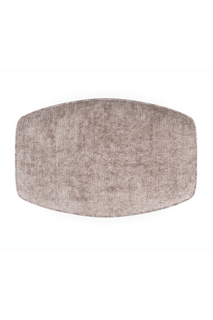 Gray Velvet Ottoman | Caracole Small Wonder | Oroa.com