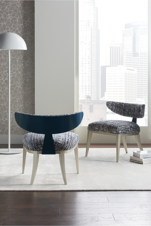   Crescent Back Accent Chair | Oroa.com