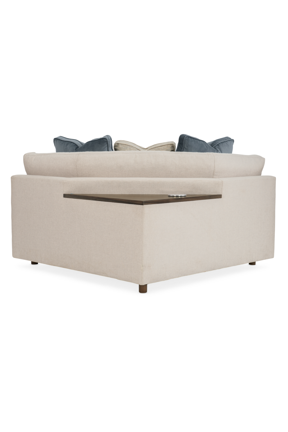 Neutral-Toned Sectional Sofa | Caracole I'm Shelf-Ish | oroa.com