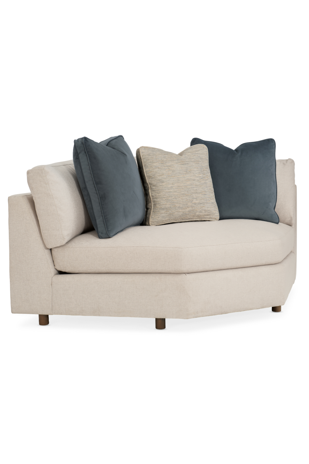 Neutral-Toned Sectional Sofa | Caracole I'm Shelf-Ish | oroa.com