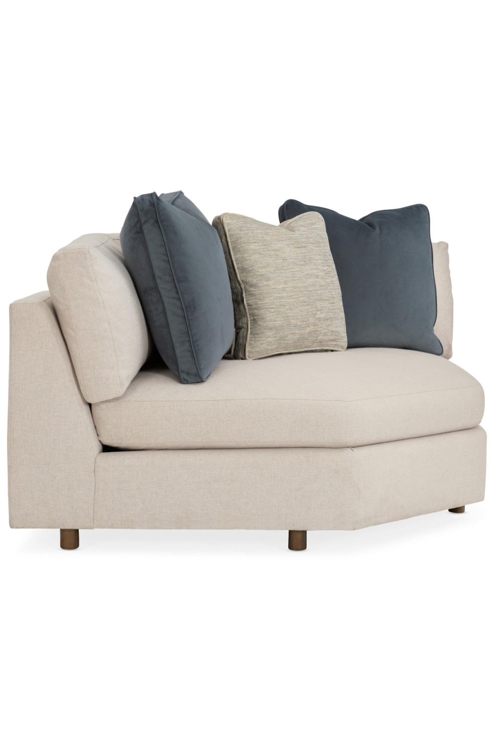 Neutral-Toned Sectional Sofa | Caracole I'm Shelf-Ish | oroa.com