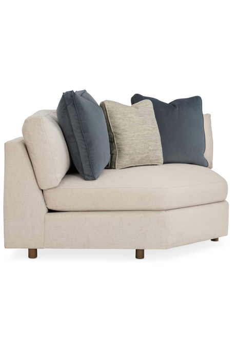   Neutral-Toned Sectional Sofa | Oroa.com