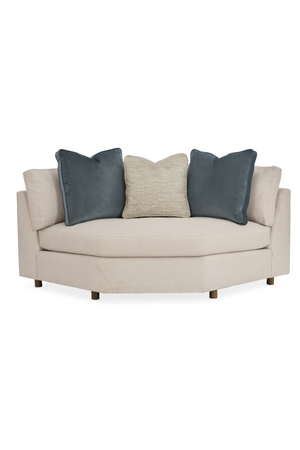 Neutral-Toned Sectional Sofa | Caracole I'm Shelf-Ish | oroa.com