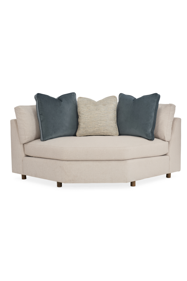 Neutral-Toned Sectional Sofa | Caracole I'm Shelf-Ish | oroa.com