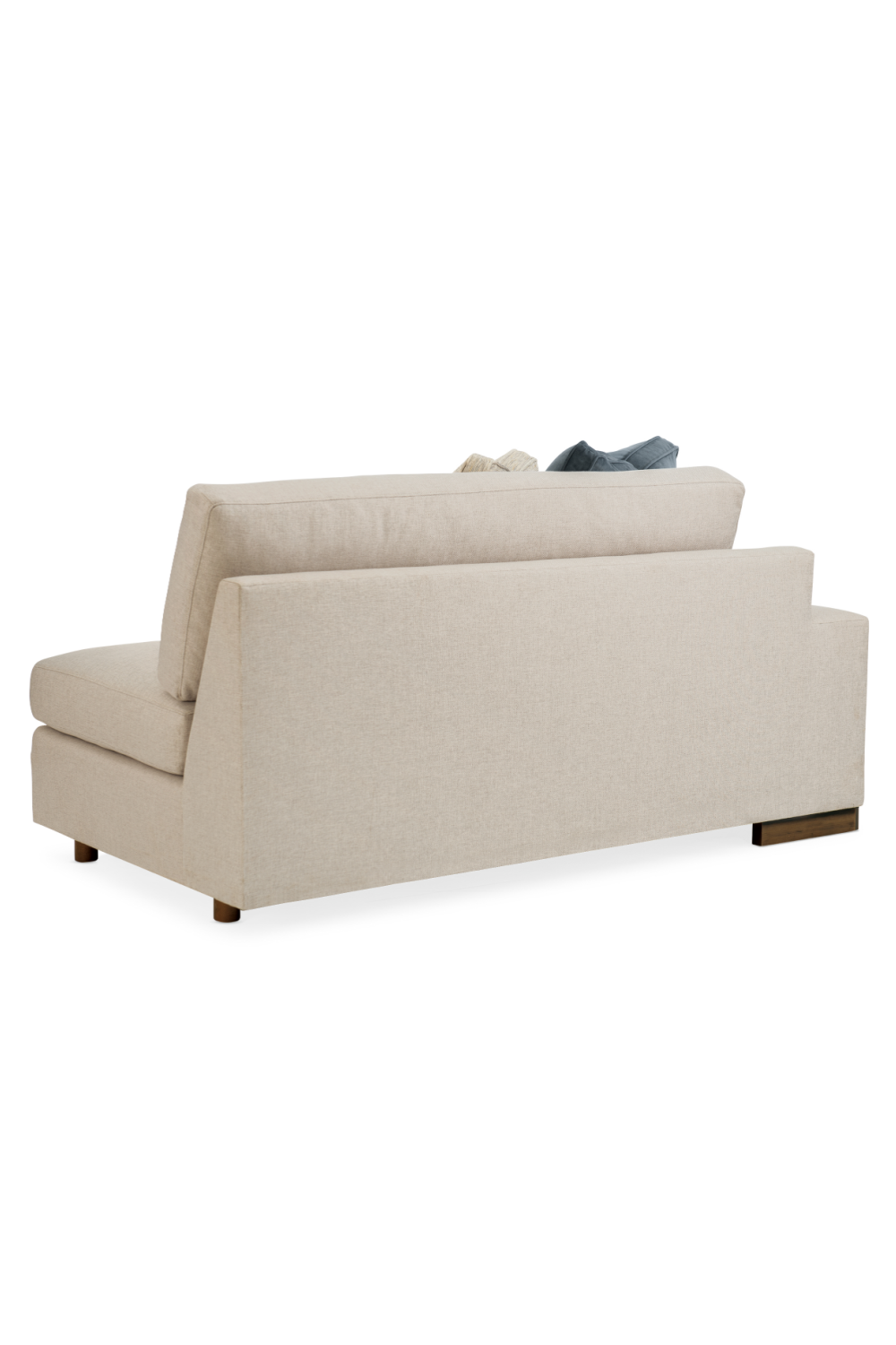 Neutral-Toned Sectional Sofa | Caracole I'm Shelf-Ish | oroa.com