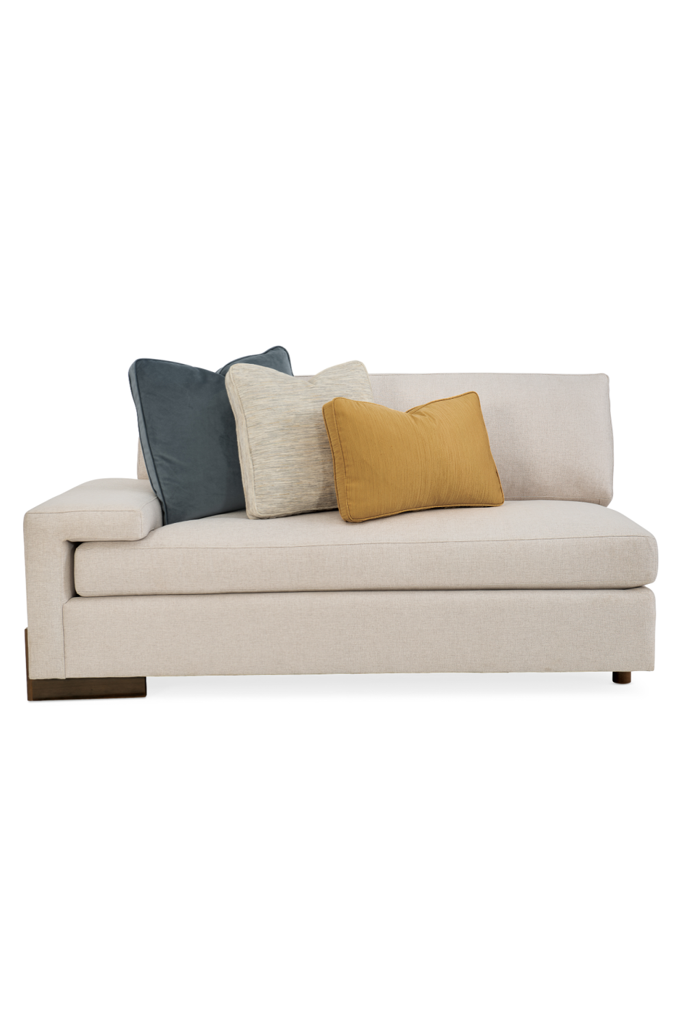 Neutral-Toned Sectional Sofa | Caracole I'm Shelf-Ish | oroa.com