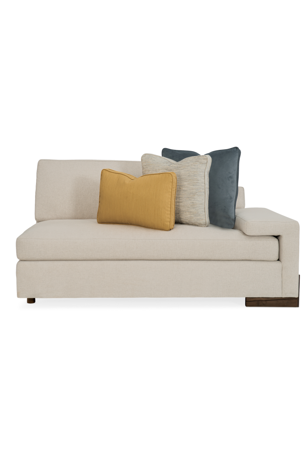 Neutral-Toned Sectional Sofa | Caracole I'm Shelf-Ish | oroa.com