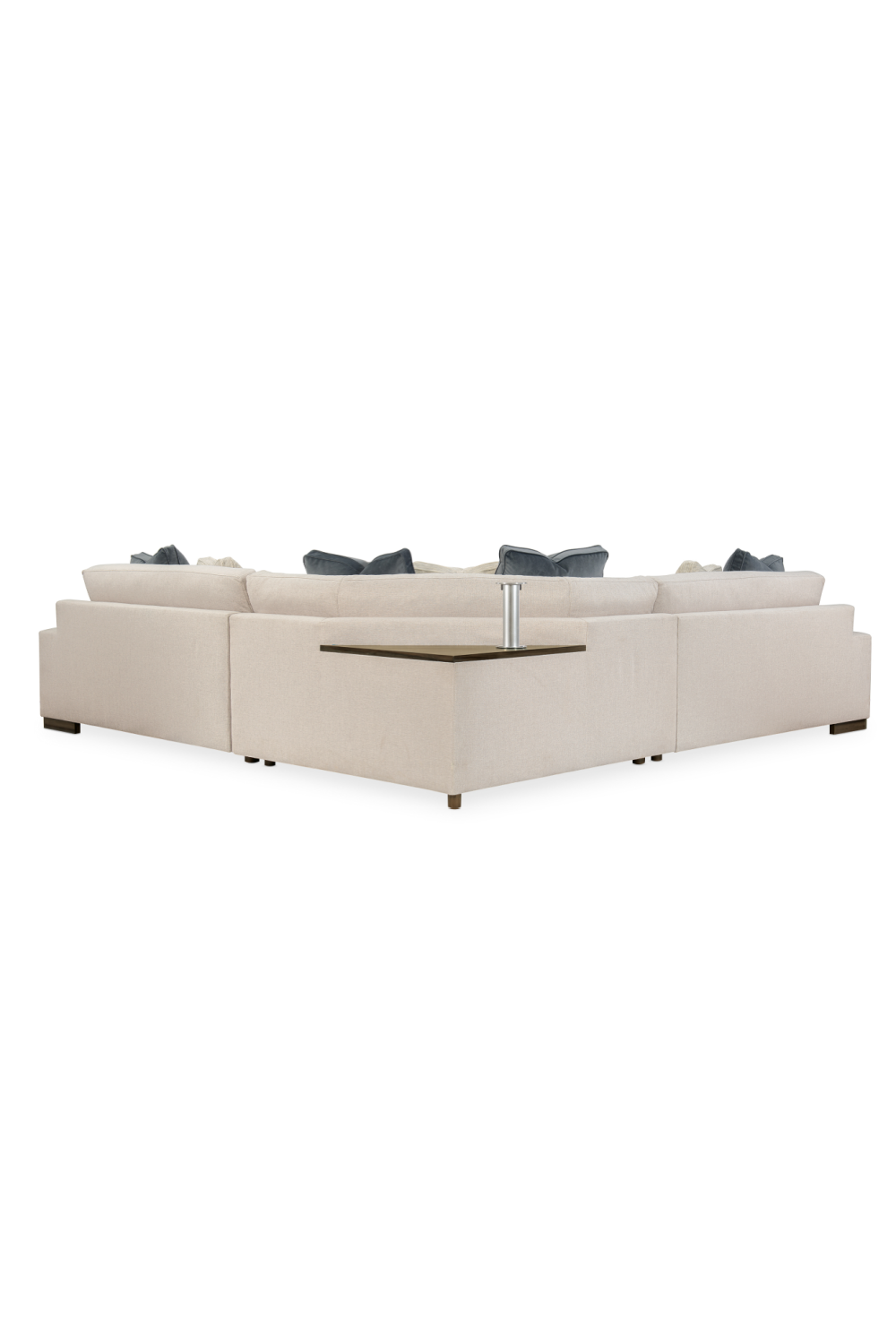 Neutral-Toned Sectional Sofa | Caracole I'm Shelf-Ish | oroa.com