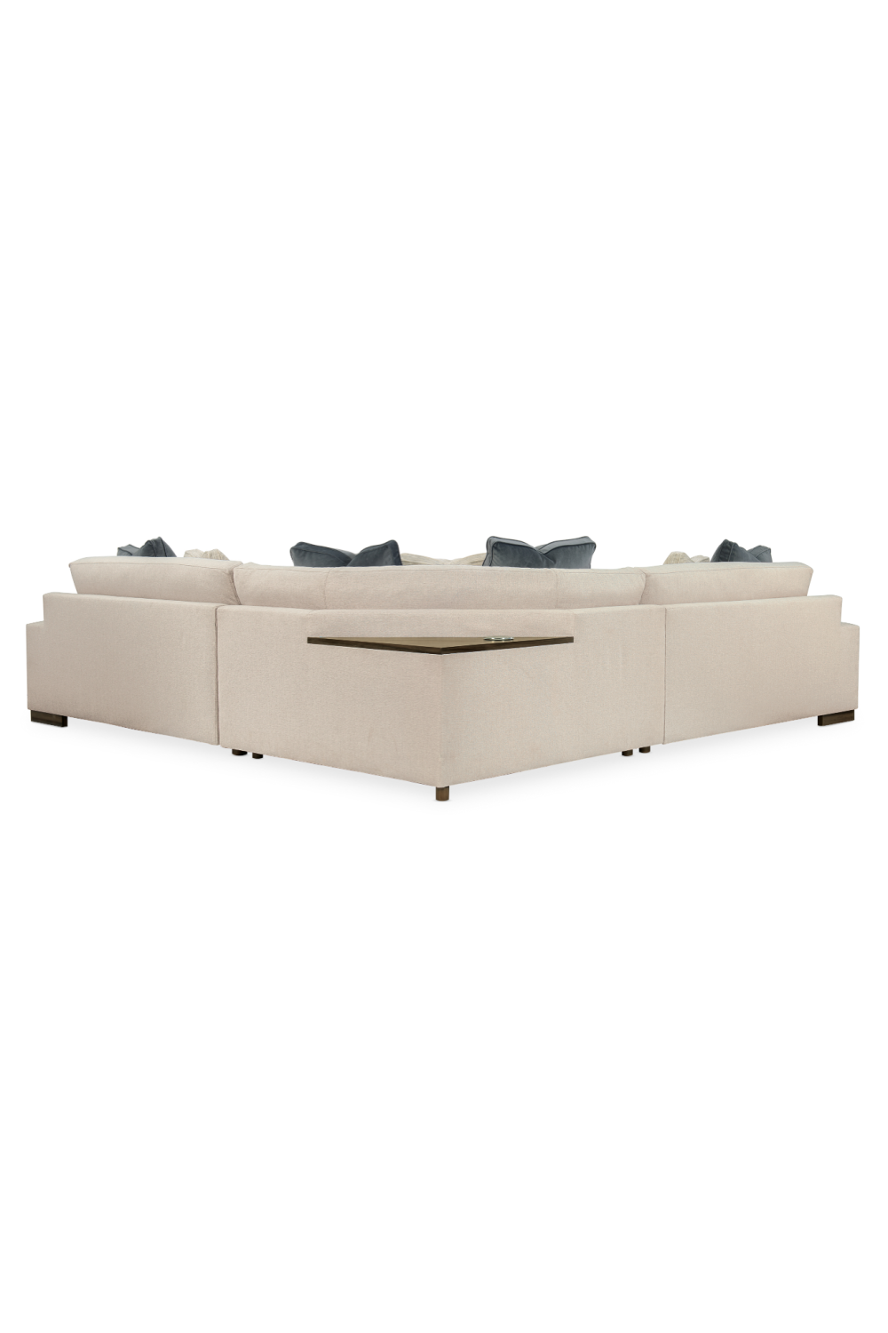 Neutral-Toned Sectional Sofa | Caracole I'm Shelf-Ish | oroa.com