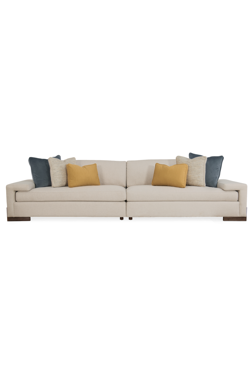 Neutral-Toned Sectional Sofa | Caracole I'm Shelf-Ish | oroa.com