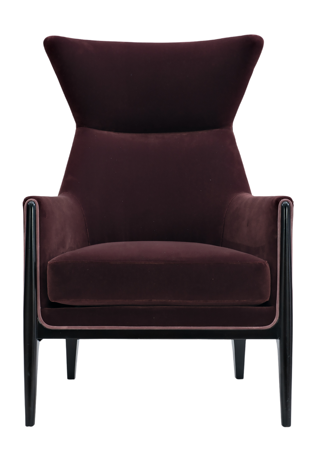 Plum Velvet Occasional Chair | Caracole Boundless | Oroa.com