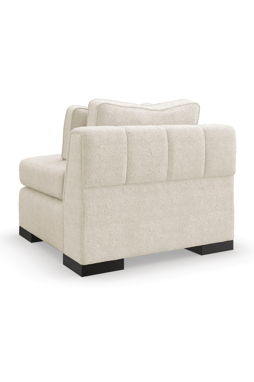 Cream Modern Armless Chair | Caracole Edge | Oroa.com