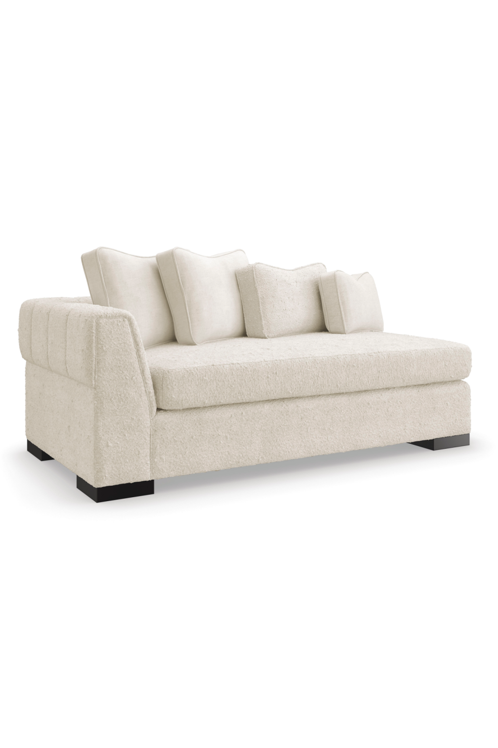 White Modern Loveseat | Caracole Edge | Oroa.com