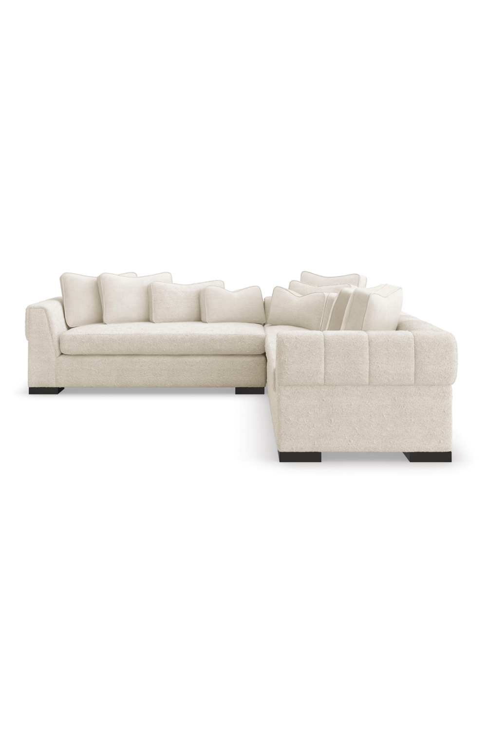 White Modern Loveseat | Caracole Edge | Oroa.com