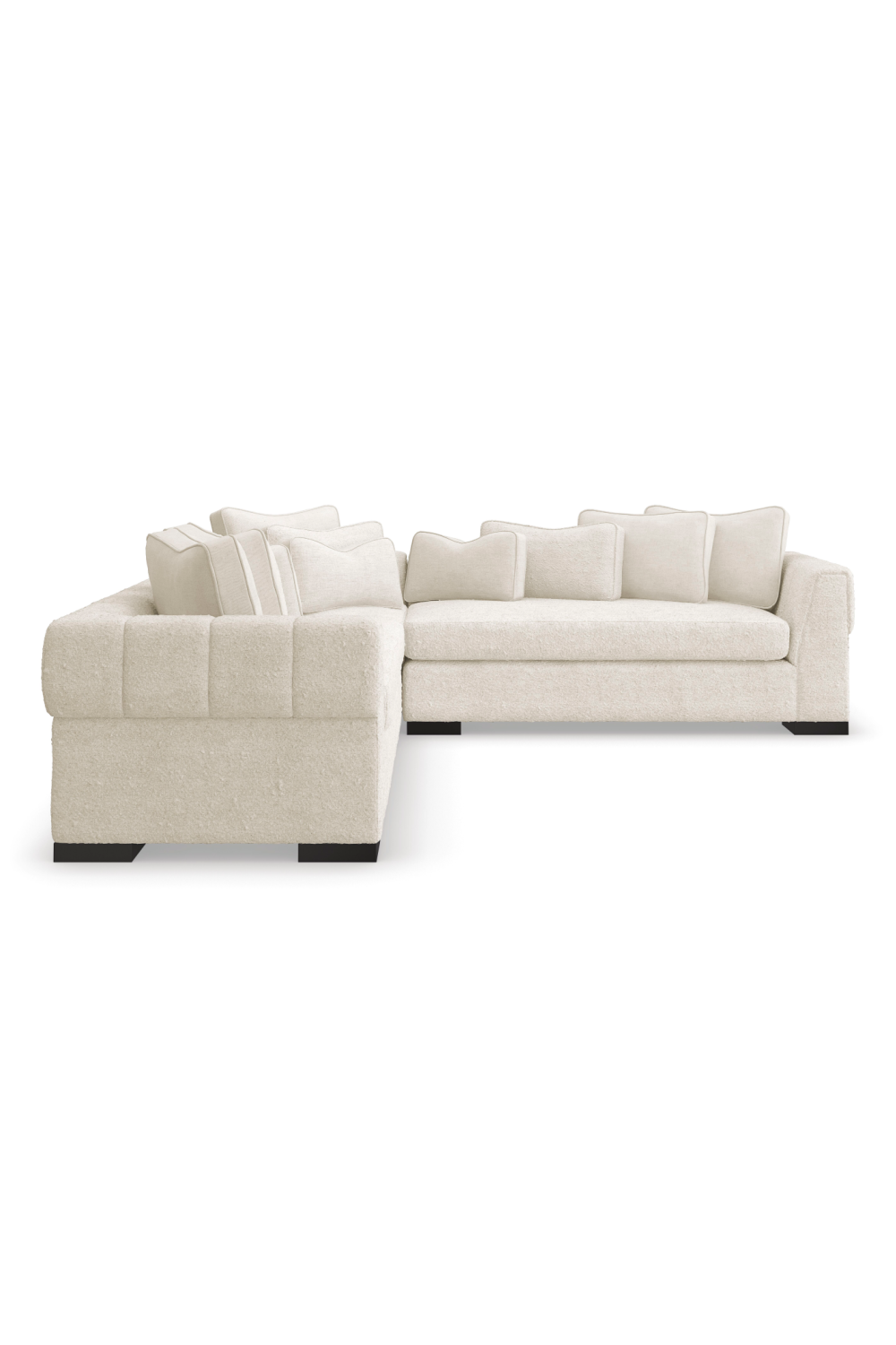 White Modern Loveseat | Caracole Edge | Oroa.com