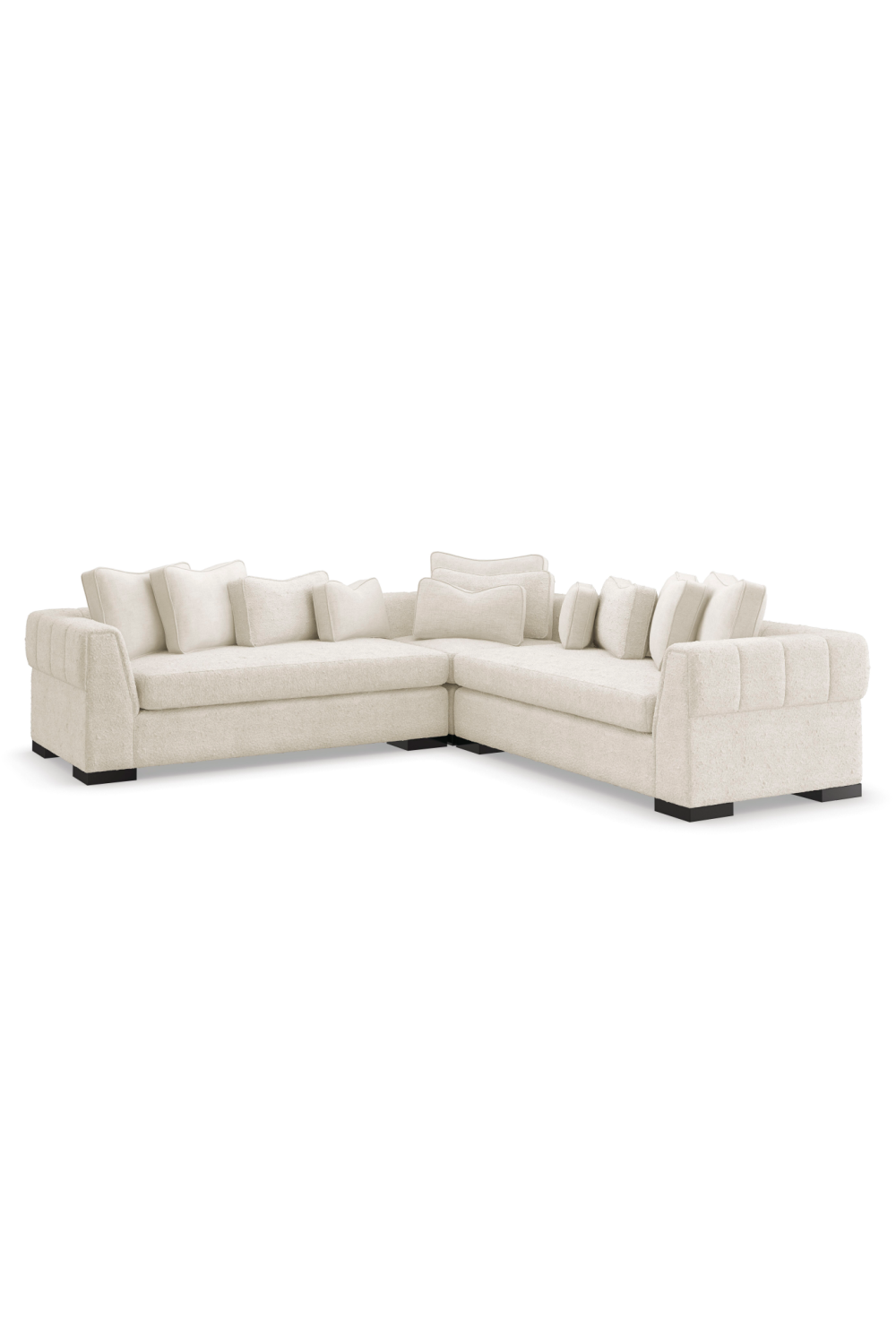 White Modern Loveseat | Caracole Edge | Oroa.com