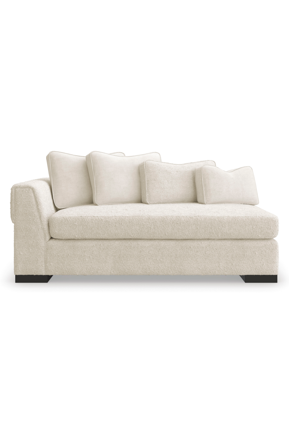 White Modern Loveseat | Caracole Edge | Oroa.com