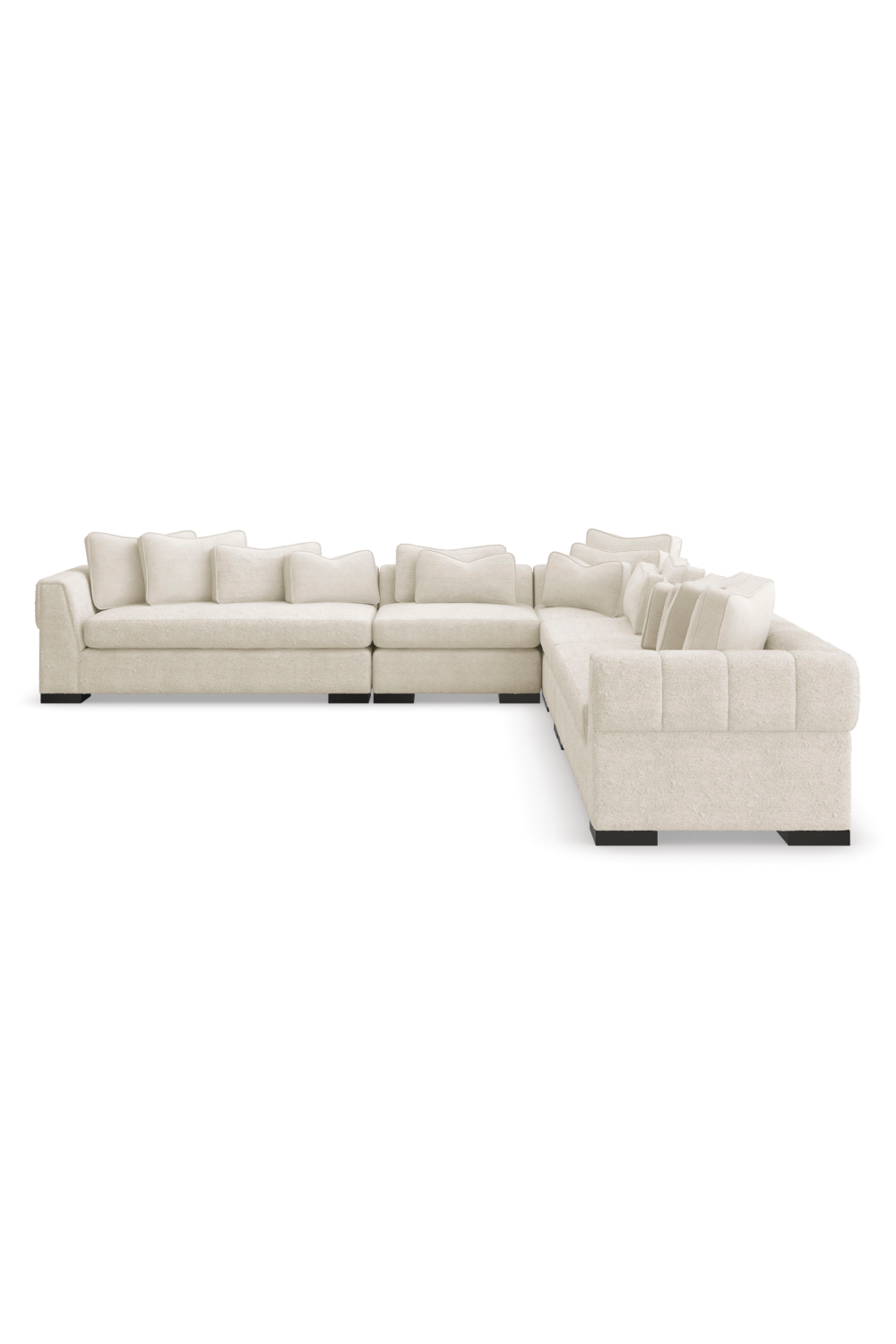 White Modern Loveseat | Caracole Edge | Oroa.com