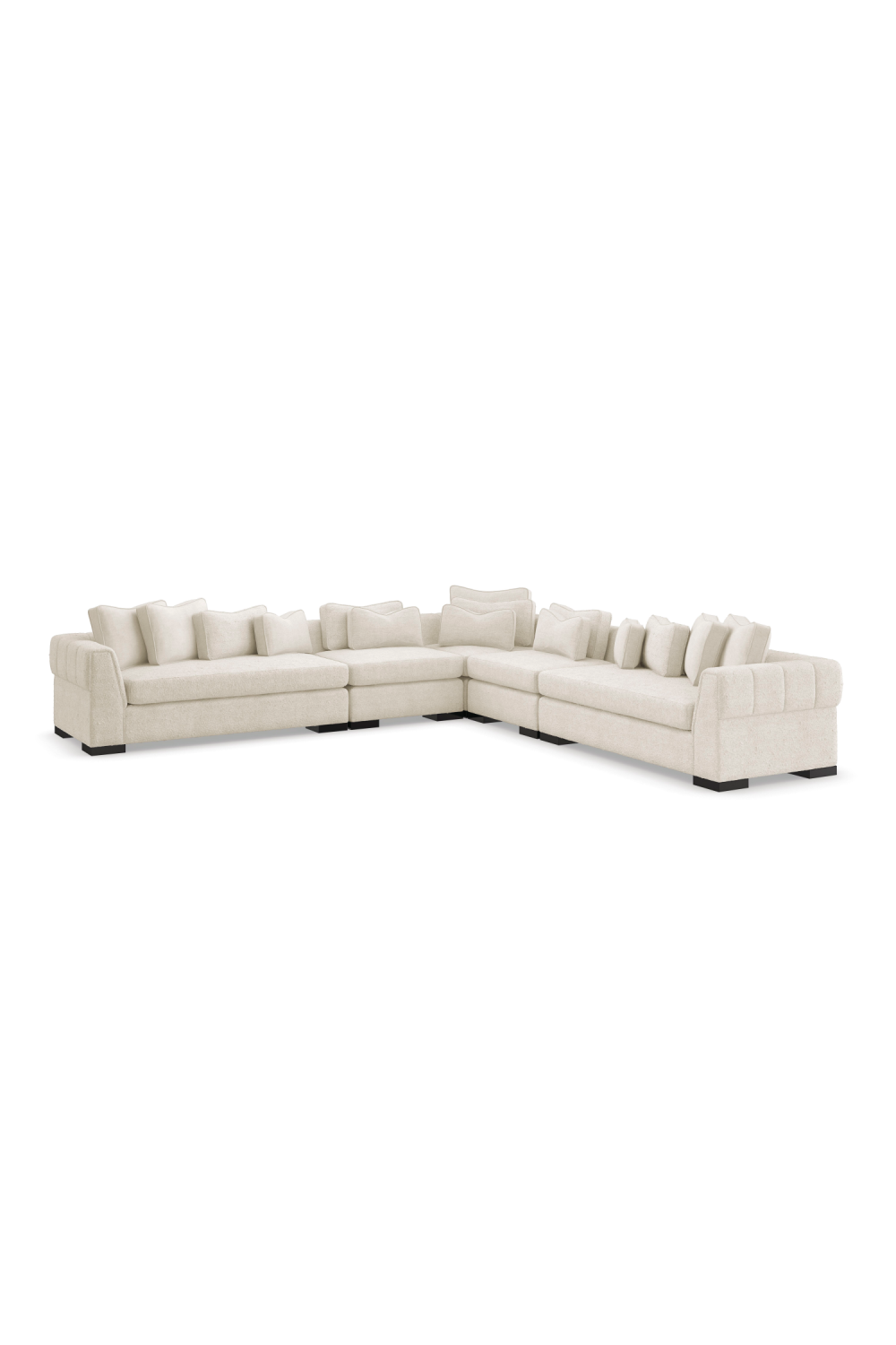 White Modern Loveseat | Caracole Edge | Oroa.com