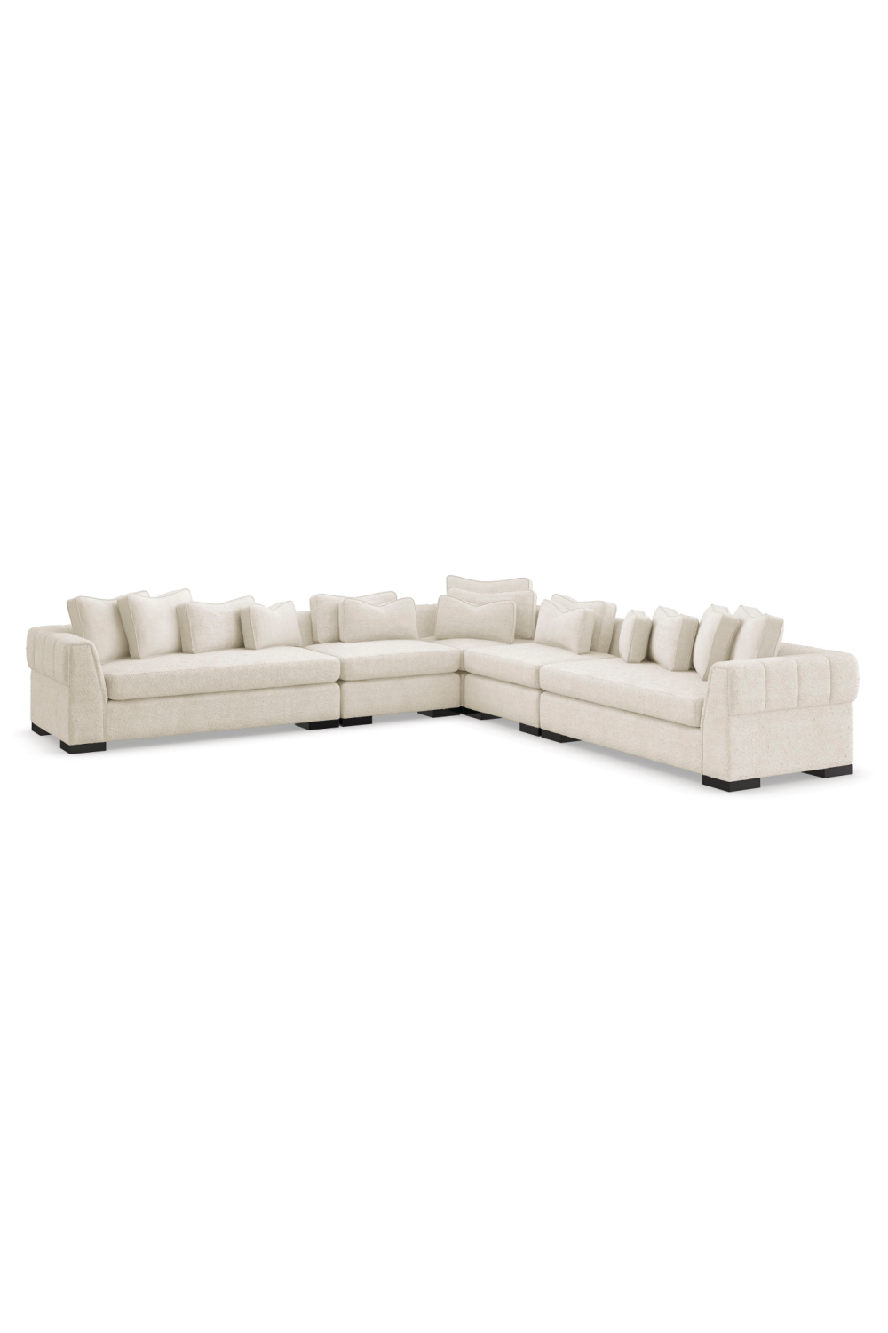 White Modern Loveseat | Caracole Edge | Oroatrade.com