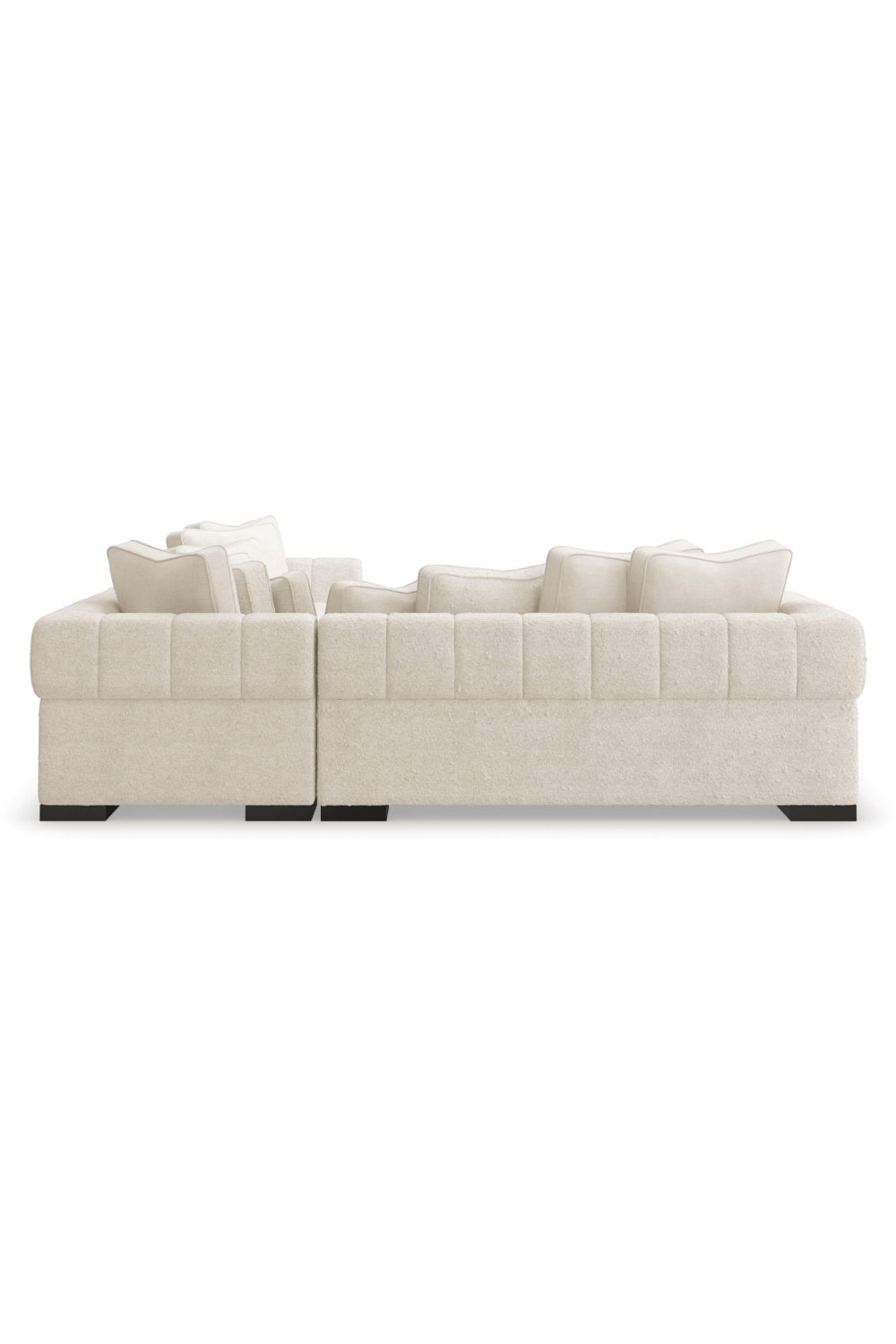 White Modern Loveseat | Caracole Edge | Oroatrade.com