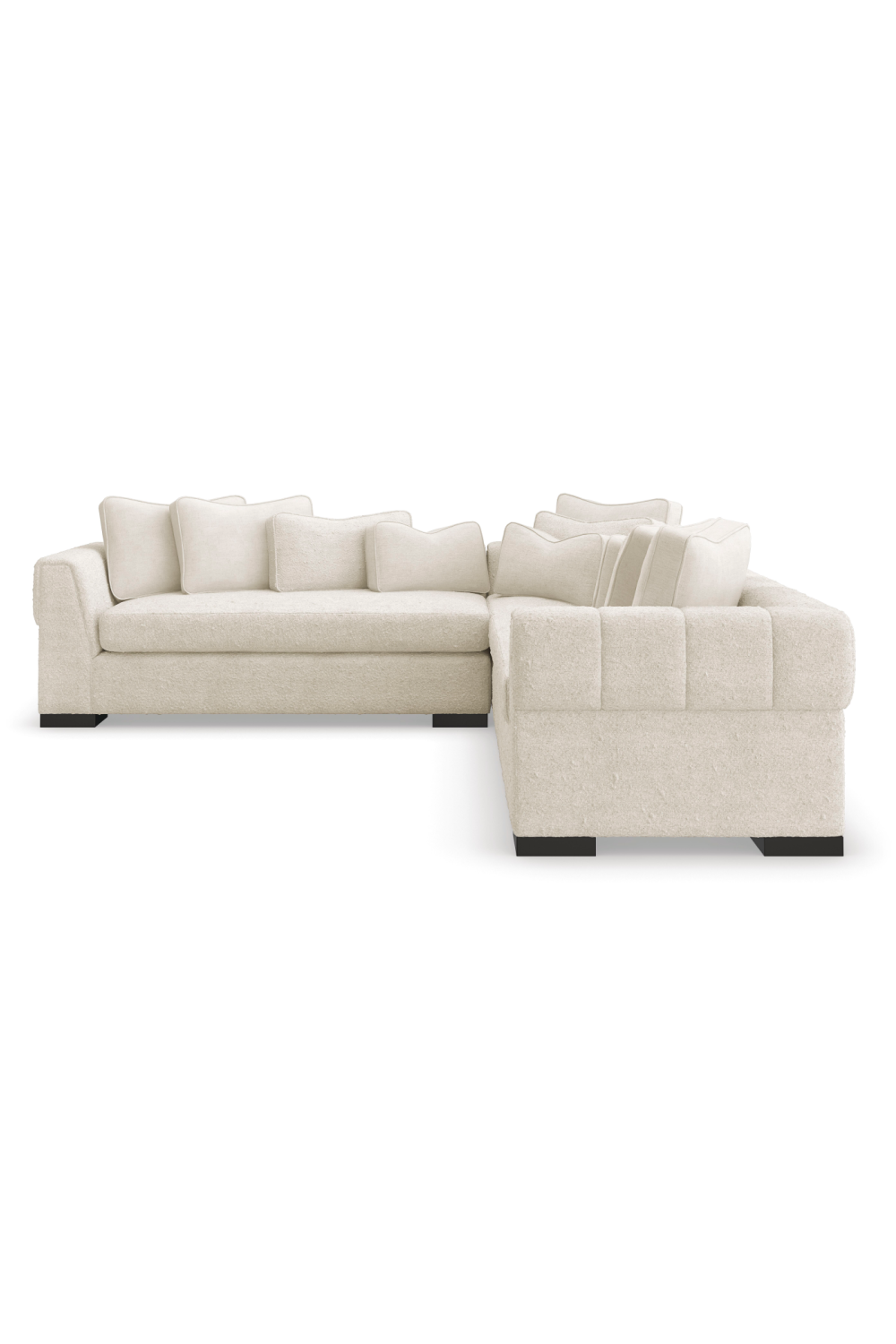 White Modern Loveseat | Caracole Edge | Oroatrade.com