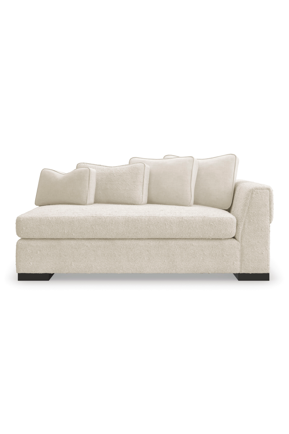 White Modern Loveseat | Caracole Edge | Oroa.com