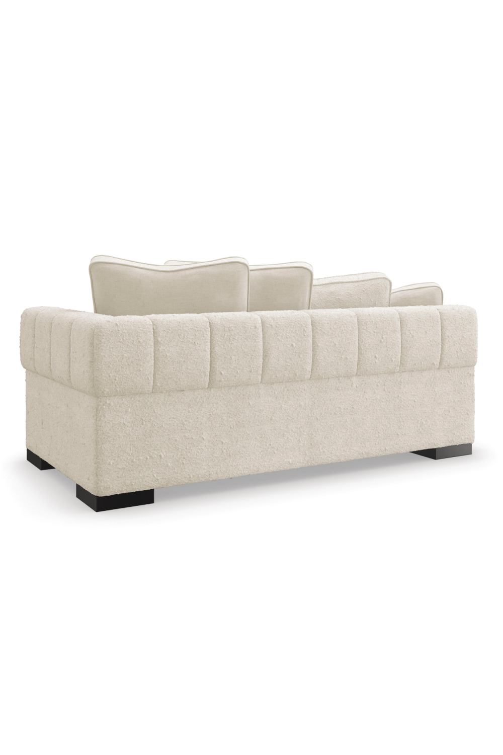 White Modern Loveseat | Caracole Edge | Oroatrade.com