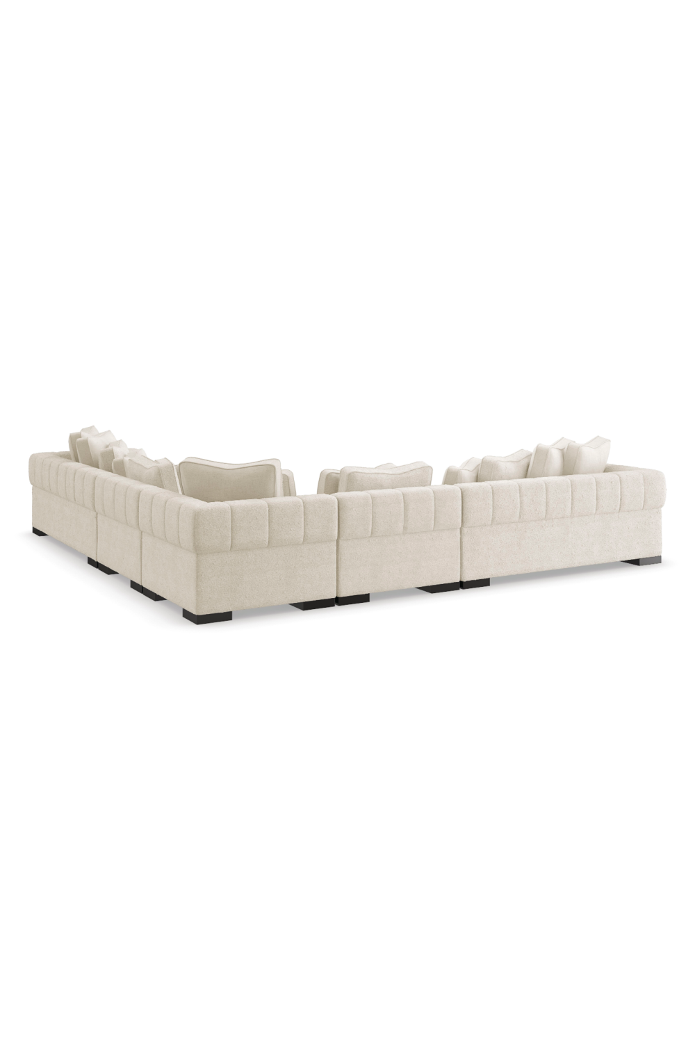 White Modern Loveseat | Caracole Edge | Oroatrade.com