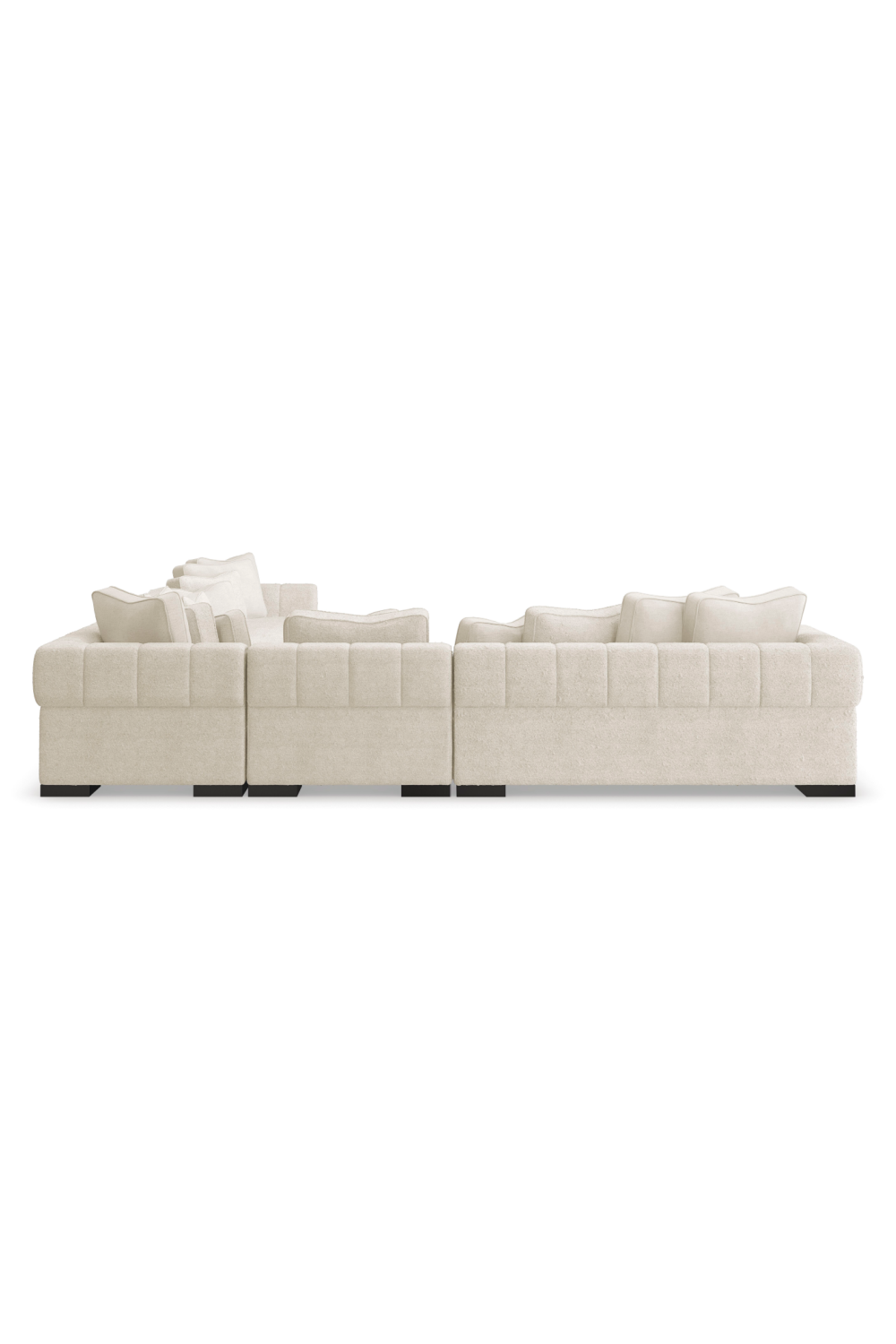 White Modern Loveseat | Caracole Edge | Oroatrade.com