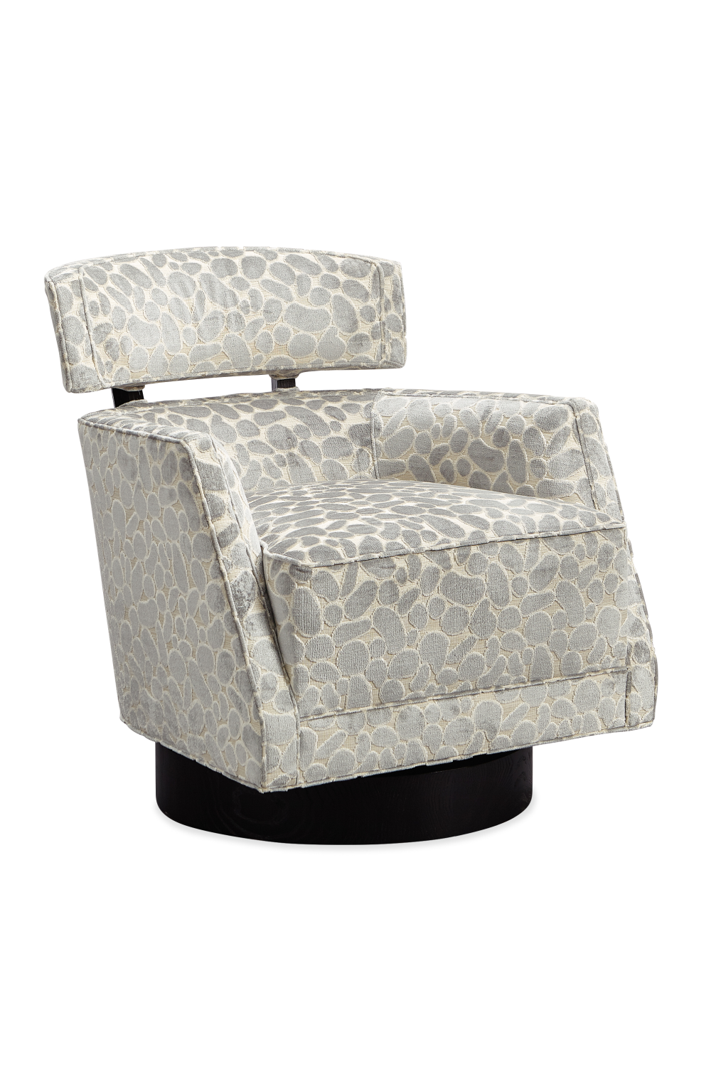 Velvet Modern Swivel Chair | Caracole Recut | Oroa.com