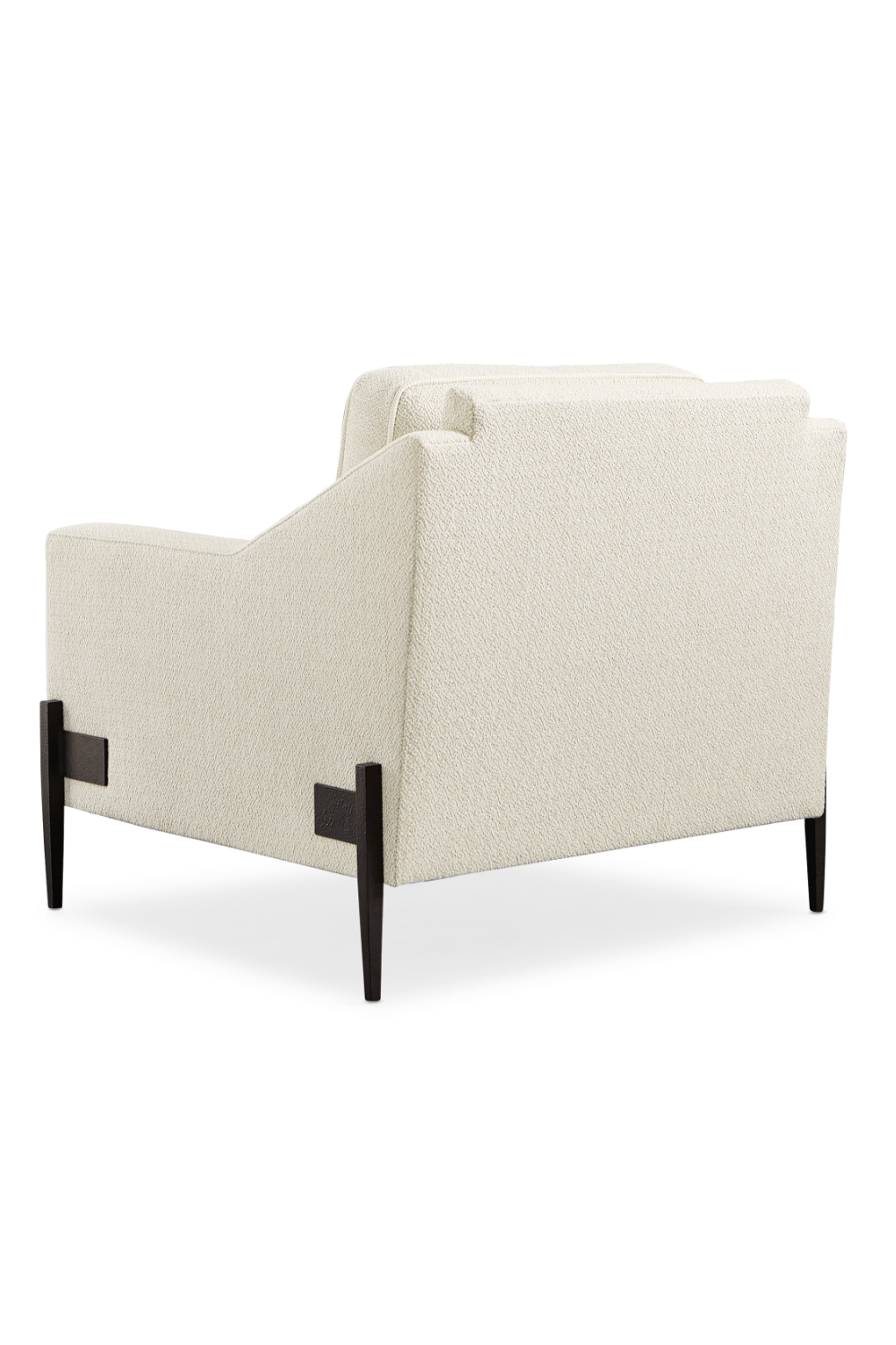 White Modern Lounge Armchair | Caracole Remix | Oroa.com