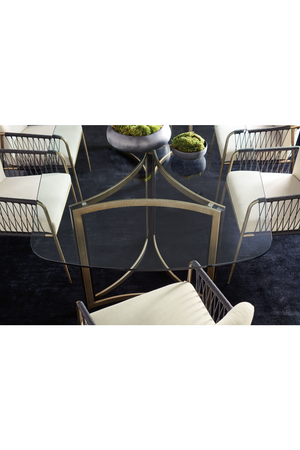 Black Cord Detail Dining Armchair | Caracole Remix | Oroa.com